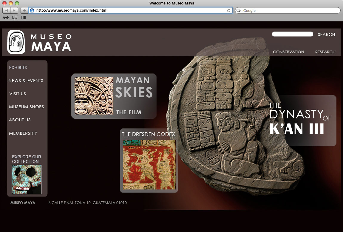 Museo Maya website