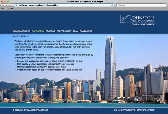Johnston Asset Management website