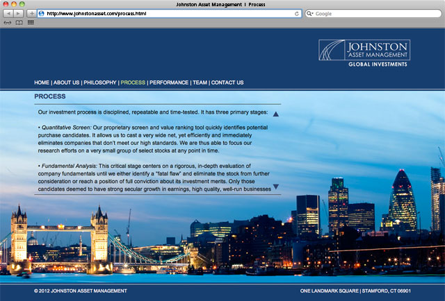 Johnston Asset Management website